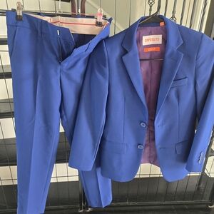 OppoSuits Bold Blue Kids Suit Set